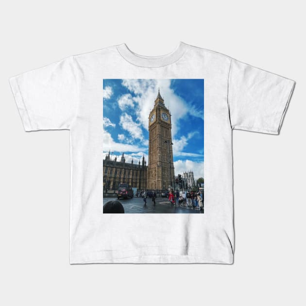 Elizabeth Tower a.k.a. Big Ben Kids T-Shirt by offdutyplaces